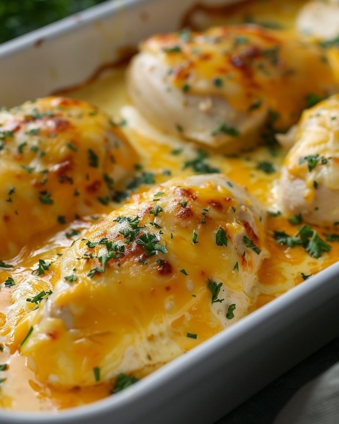 Baked Chicken with Cream Cheese - ARAB-DATSH